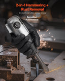 Power Drills & Accessories: VEVOR Air Hammer, 4500BPM Pneumatic Hammer with Rust Removal Air Needle Scaler & 4PCS Chisels Round Shank, Lightweight & Compact Air Chisel Pneumatic Shovel Tool for Cutting Scraping Demolishing