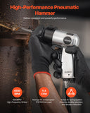 Power Drills & Accessories: VEVOR Air Hammer, 4500BPM Pneumatic Hammer with Rust Removal Air Needle Scaler & 4PCS Chisels Round Shank, Lightweight & Compact Air Chisel Pneumatic Shovel Tool for Cutting Scraping Demolishing