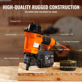 Nailers & Staplers: VEVOR MCN55 Coil Siding Nailer 27mm to 57mm 15 Degree Pneumatic Nail Gun