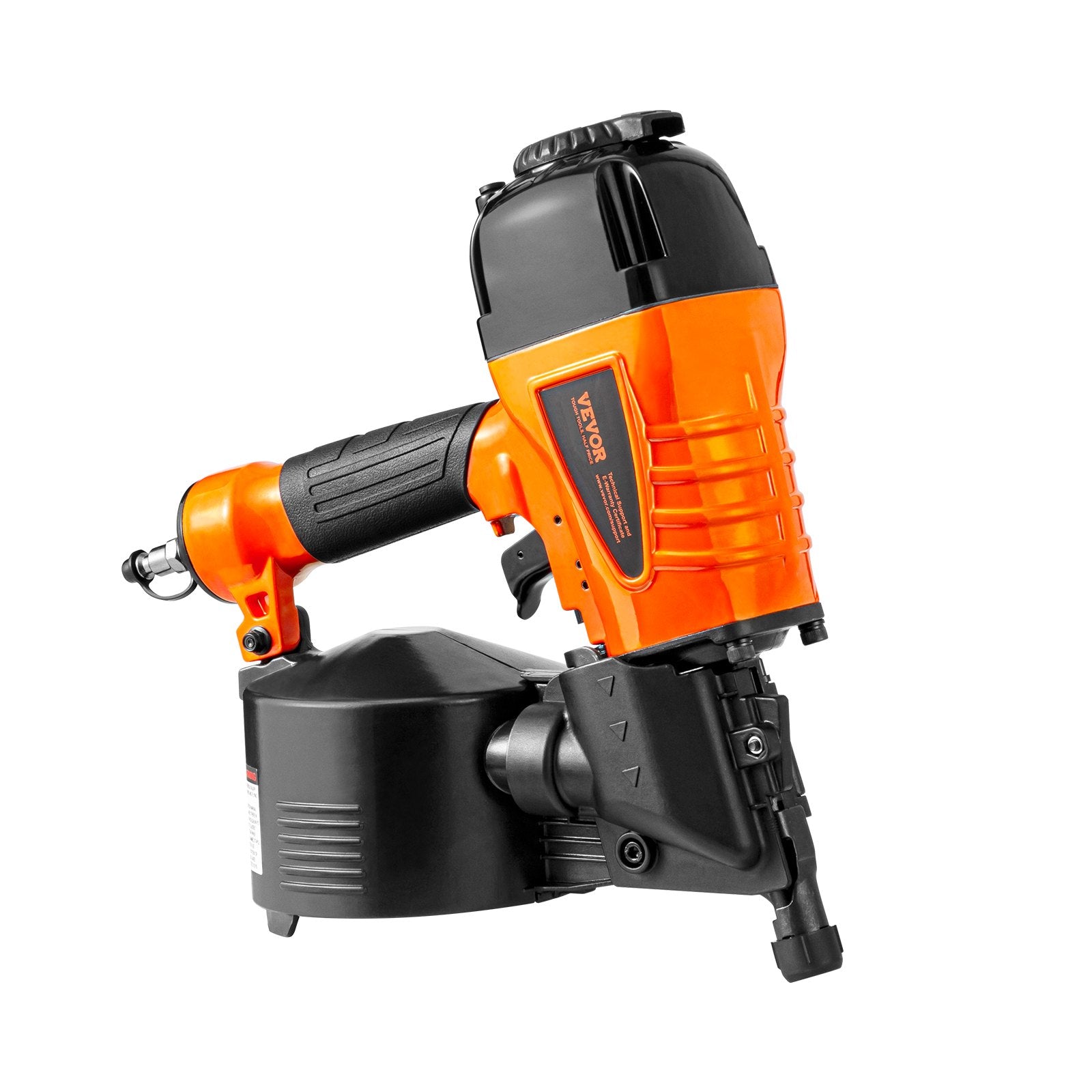 Nailers & Staplers: VEVOR CN65 Coil Siding Nailer 32mm to 63mm 15 Degree Pneumatic Nail Gun