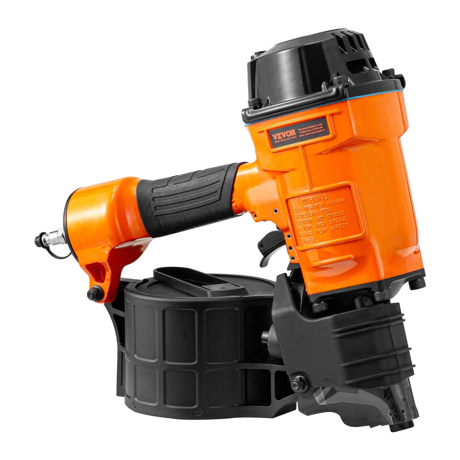 Nailers & Staplers: VEVOR MCN70 Coil Siding Nailer 45mm to 70mm 15 Degree Pneumatic Nail Gun