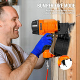 Nailers & Staplers: VEVOR MCN70 Coil Siding Nailer 45mm to 70mm 15 Degree Pneumatic Nail Gun
