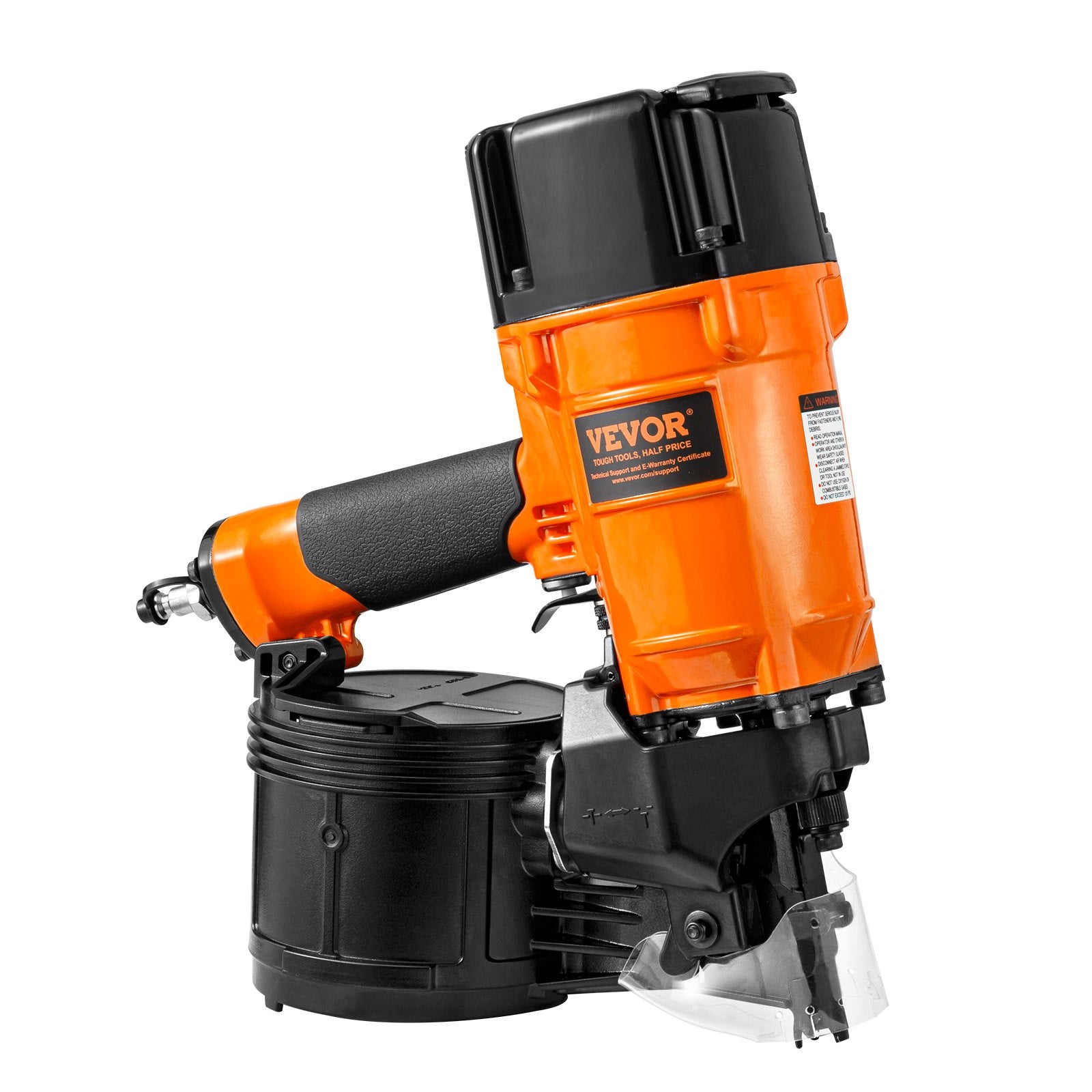 Nailers & Staplers: VEVOR CN83N Coil Siding Nailer 50mm to 83mm 15 Degree Pneumatic Nail Gun