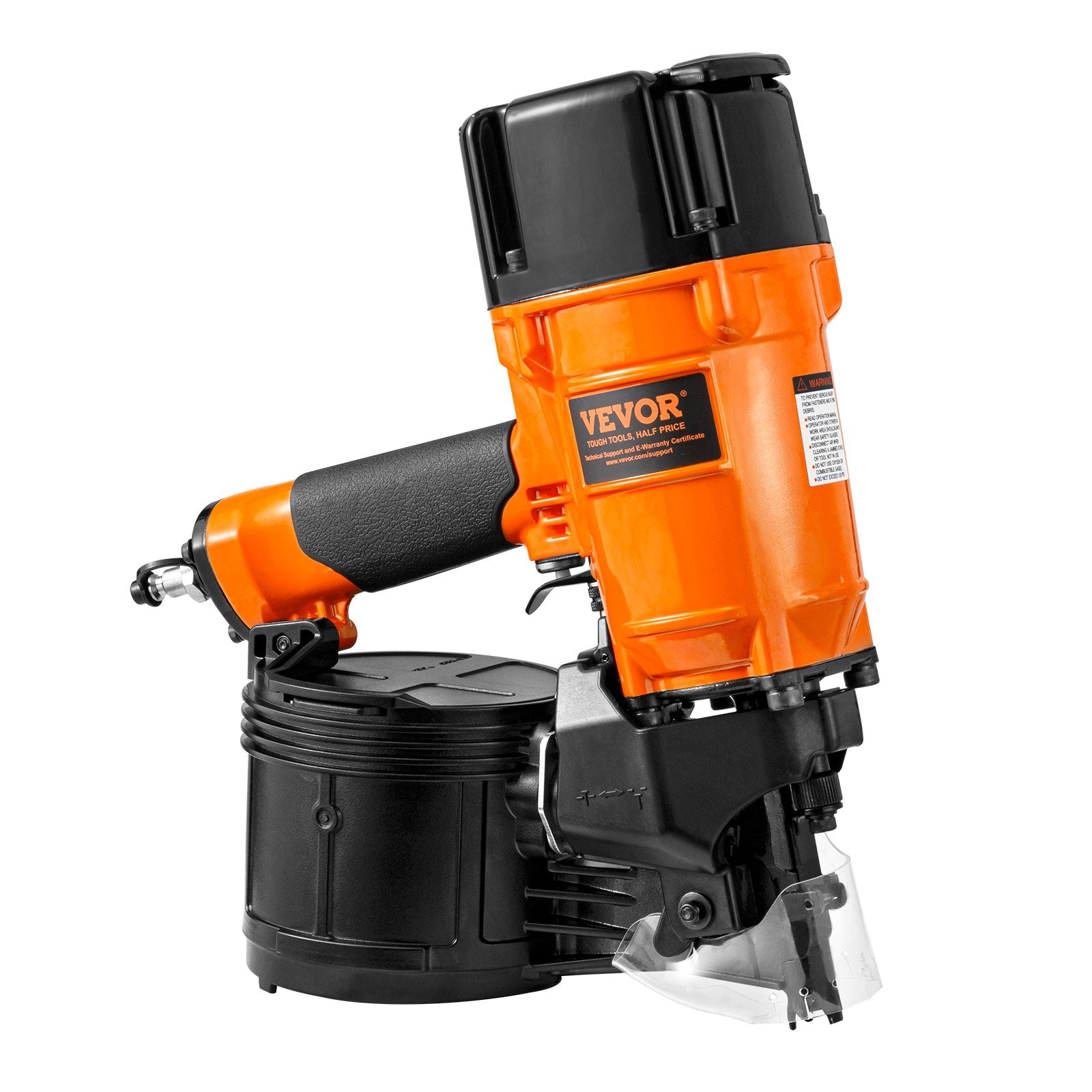 Nailers & Staplers: VEVOR CN83N Coil Siding Nailer 50mm to 83mm 15 Degree Pneumatic Nail Gun