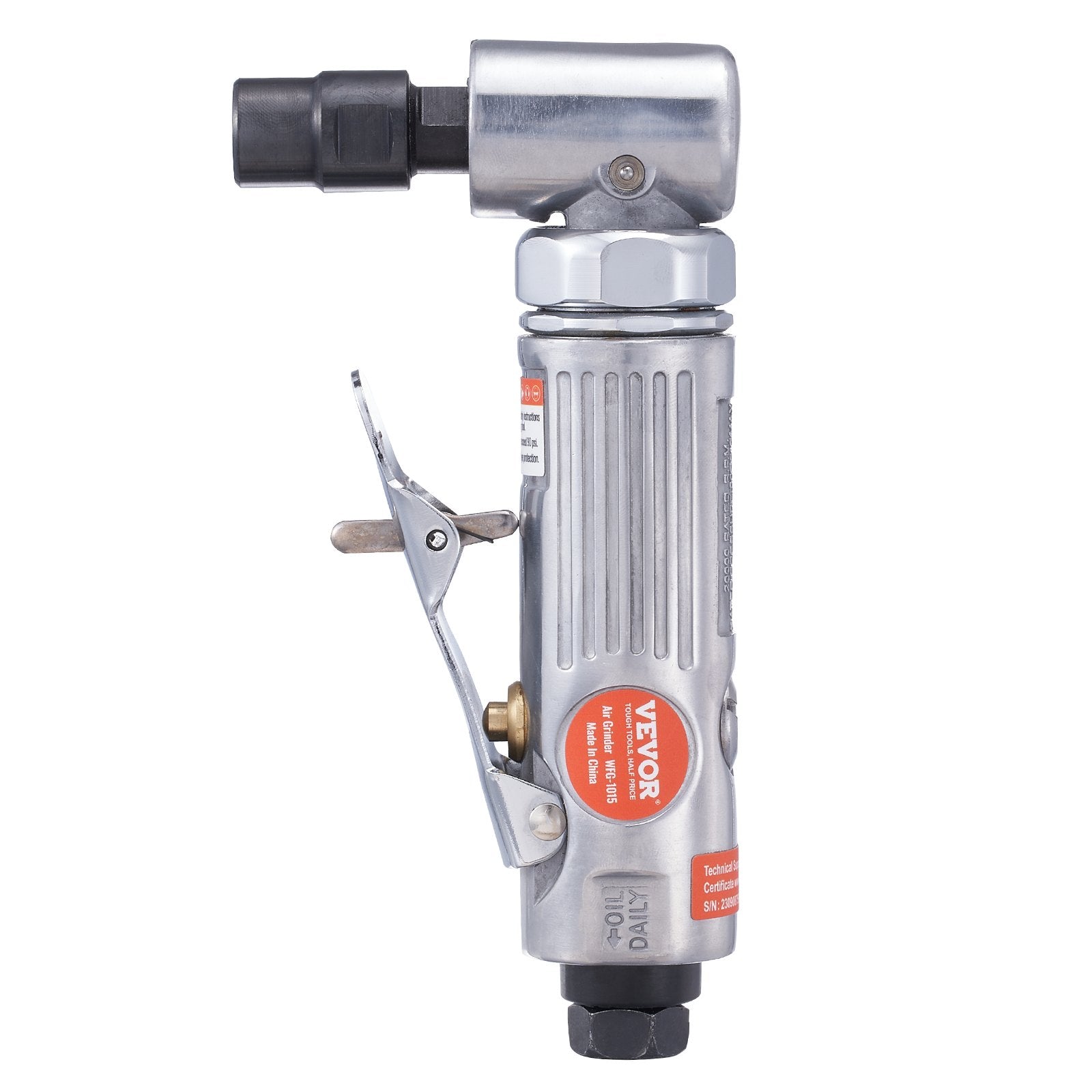 Desktops & Accessories: VEVOR Air Angle Die Grinder, 1/4" Right Angle Die Grinder (20000RPM), Heavy Duty 90-Degree Angled Air Powered, 24PCS Discs for Grinding, Polishing, Deburring, Rust Removal