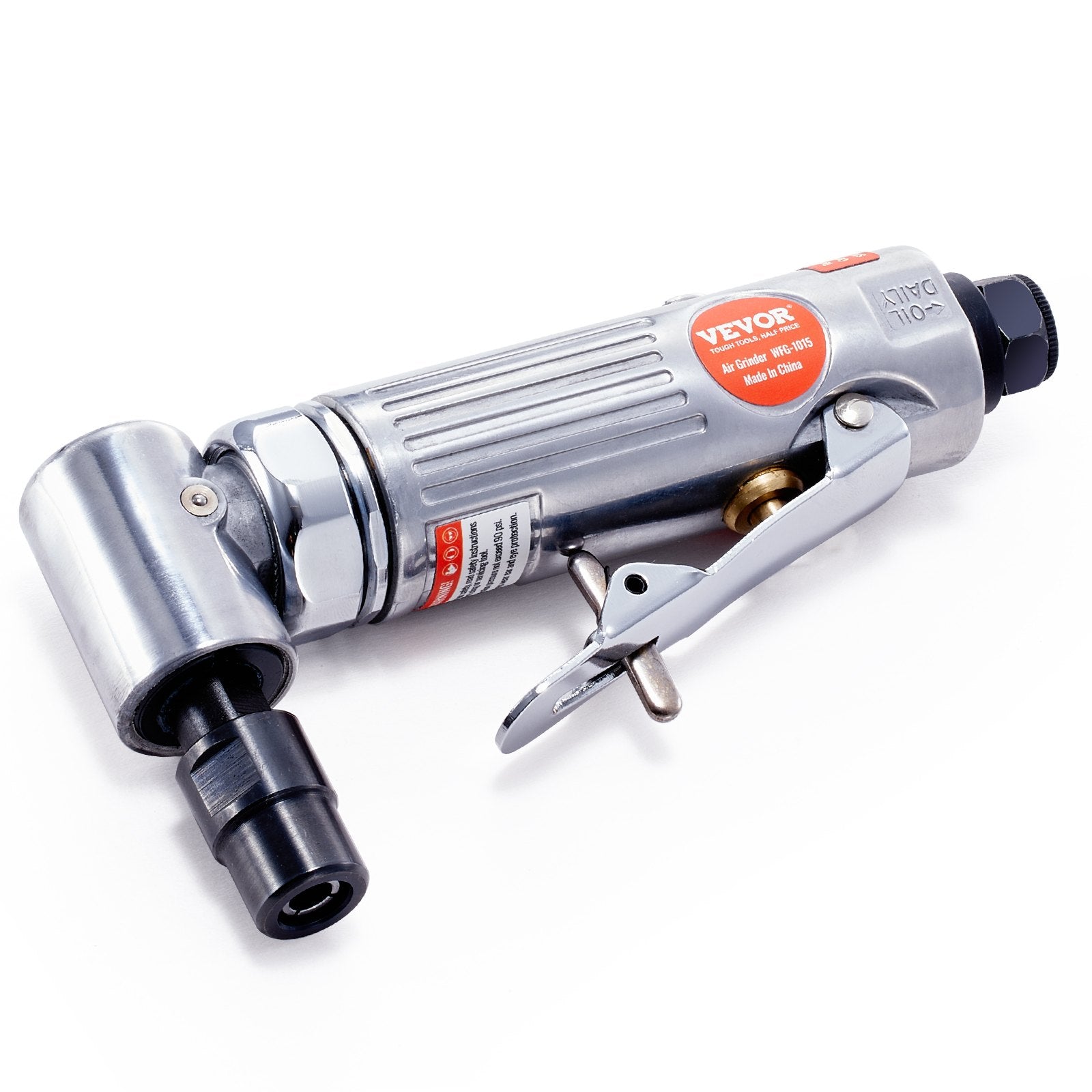Desktops & Accessories: VEVOR Air Angle Die Grinder, 1/4" Right Angle Die Grinder (20000RPM), Heavy Duty 90-Degree Angled Air Powered, 24PCS Discs for Grinding, Polishing, Deburring, Rust Removal