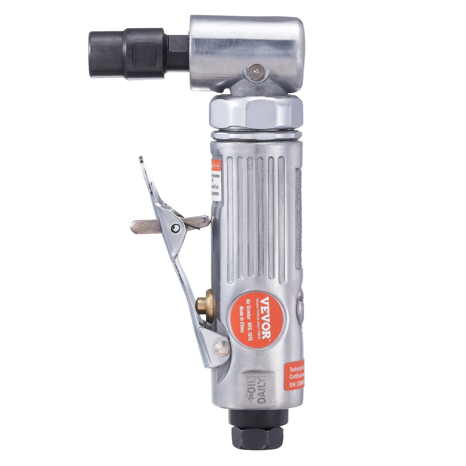 Desktops & Accessories: VEVOR Air Angle Die Grinder, 1/4" Right Angle Die Grinder (20000RPM), Heavy Duty 90-Degree Angled Air Powered, 24PCS Discs for Grinding, Polishing, Deburring, Rust Removal