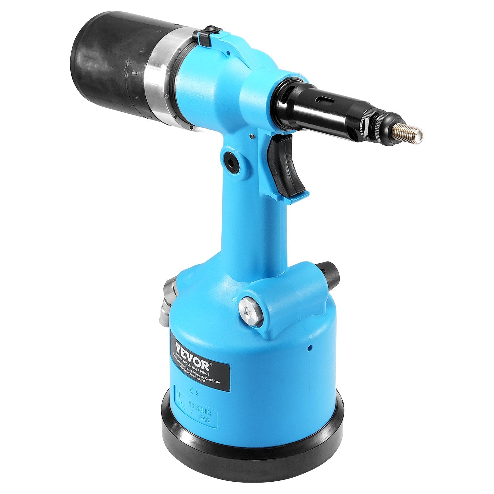Heat Guns: VEVOR Pneumatic Air Riveter Heavy Duty Rivet Gun Tool Kit 13 Size Nose Pieces