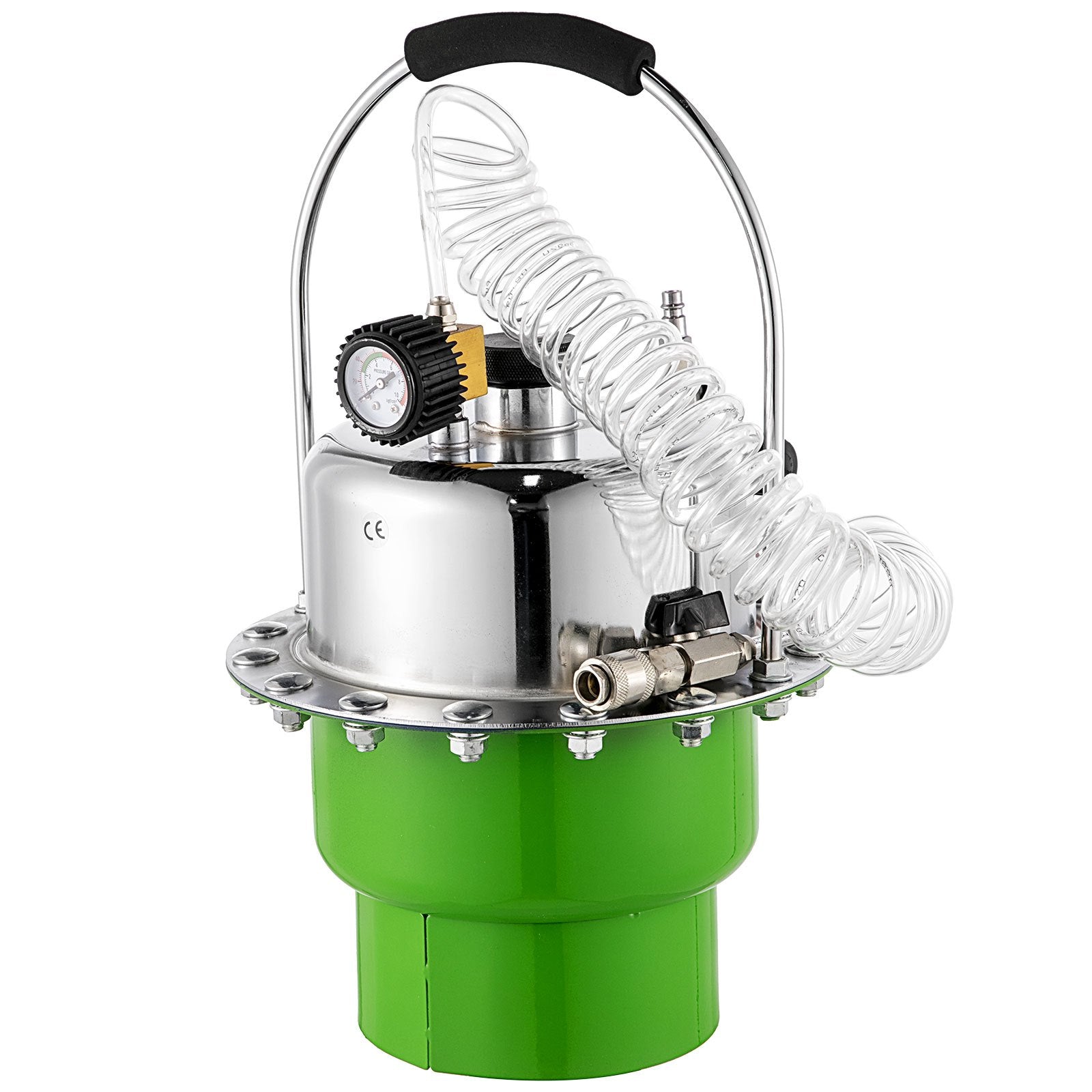 Automotive Repair & Speciality Tools: VEVOR Pneumatic Air Pressure Bleeder, Brake Pressure Bleeding Tool Portable Brake and Clutch Bleeder Valve System Kit Garage Workshop Mechanics Brake Oil and Fluid Extractor Bleeder Tool