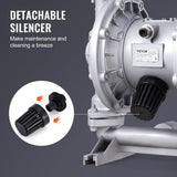Air Pumps: VEVOR Air Operated Double Diaphragm Pump, 44GPM, Max 115PSI Air Waste Oil Pneumatic Transfer Pump with 2 Extra Diaphragms, 3.8cm Inlet & Outlet Aluminum Alloy Diaphragm Pump for Diesel Grease Oil