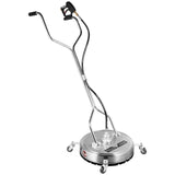 Gardening Tools: VEVOR Surface Cleaner 20 inch Flat Surface Cleaner for Pressure Washer 4000psi Pressure with 3/8 Quick Connector Surface Cleaner W/ Casters 10.5GPM Stainless Steel Rotating Rod & 3 Nozzle for Patio