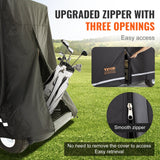 Traffic Control & Parking Tools: VEVOR 4 Passenger Golf Cart Cover, 600D Polyester Full Cover, Universal Fits for Most Brand Club Car Covers, Waterproof, Sunproof, and Dustproof Outdoor Golf Cart Cover with Three Zipper Doors, Black