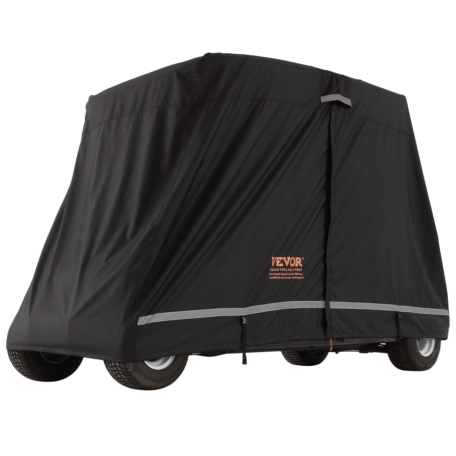 Fuel & Exhaust: VEVOR 4 Passenger Golf Cart Cover 600D Polyester Waterproof Cover Universal Fits