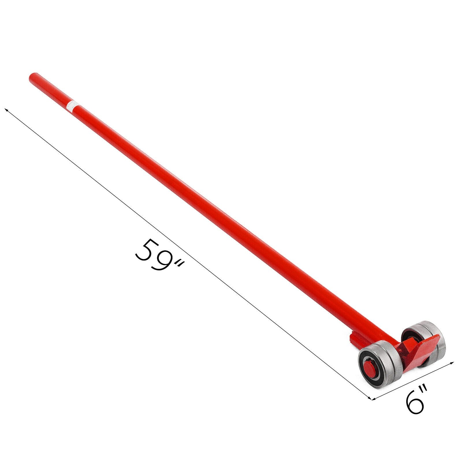 Fence & Gate Accessories: VEVOR Prylever Bar 3T Capacity Steel Pry Lever Bar Heavy Duty with Wheels Prylever with 1.5 m Length Handle
