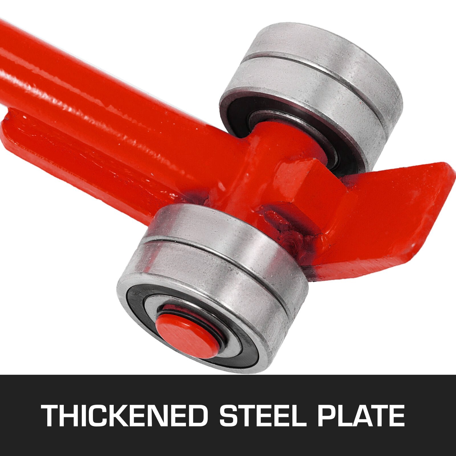 Fence & Gate Accessories: VEVOR Prylever Bar 3T Capacity Steel Pry Lever Bar Heavy Duty with Wheels Prylever with 1.8 m Length Handle