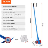 Chainsaws: VEVOR Pallet Buster, 152.4 cm Handle, 4 ton Weight Capacity, Q235 Carbon Steel, Heavy Duty Deck Wrecker Demolition Wood Pallet Tool Breaker Pry Bar Puller for Efficient and Effortless Board Removal