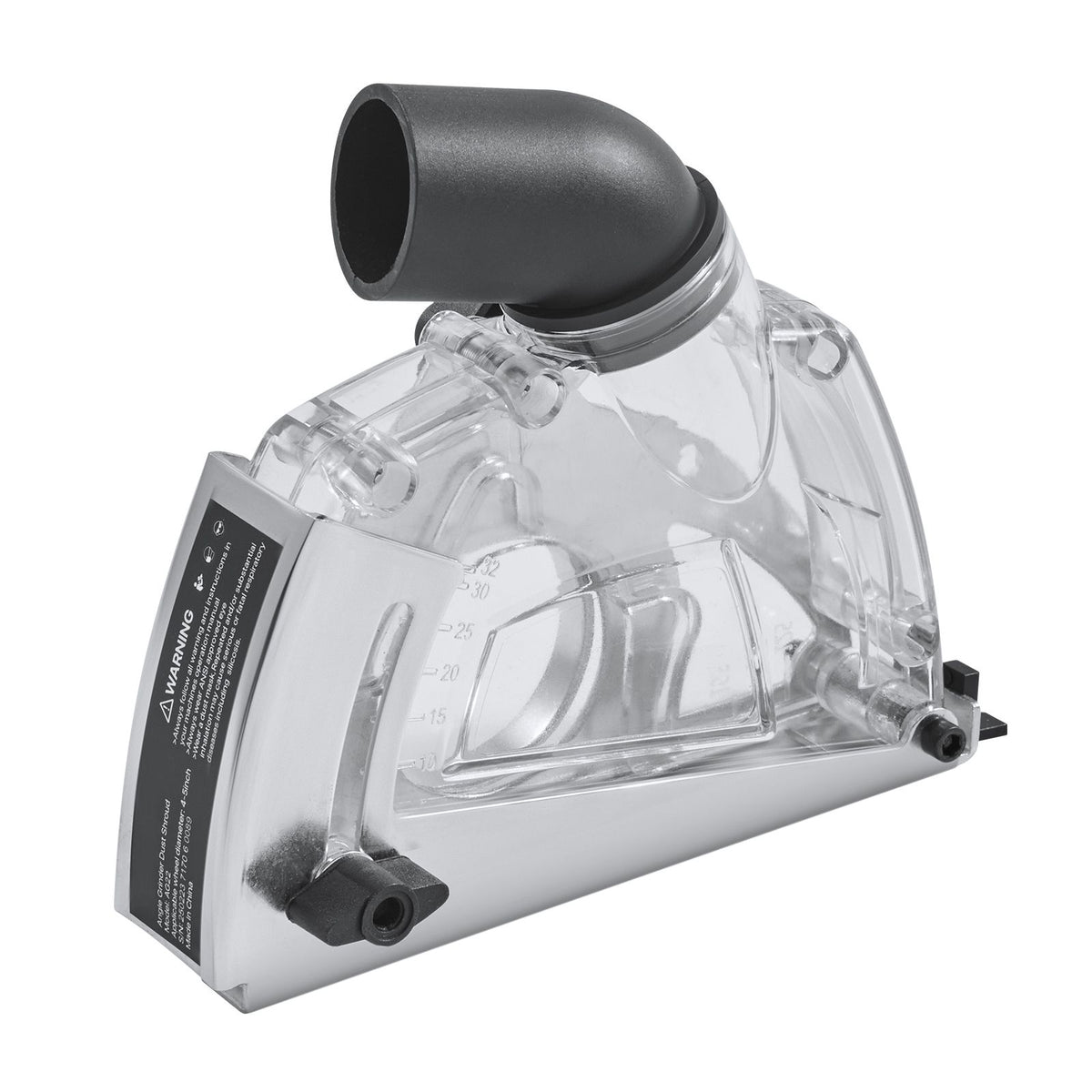 Cutting Dust Shroud for Angle Grinders, 100-125 mm Angle Grinder Dust Shroud with 6 Clamping Washers & 125 mm Diamond Grinding Cup Wheel, Adjustable Cutting Depth, Connect to Vacuum Cleaner
