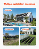Fountain & Ponds Accessories: VEVOR Solar Pool Heater 1235 x 3100mm Aboveground & Inground Pool Heating System
