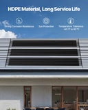 Fountain & Ponds Accessories: VEVOR Solar Pool Heater 1235 x 7340mm Aboveground & Inground Pool Heating System