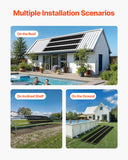 Fountain & Ponds Accessories: VEVOR Solar Pool Heater 1235 x 7340mm Aboveground & Inground Pool Heating System