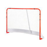 Activity Games: VEVOR Street Hockey Net, Indoor Outdoor Steel Hockey Goal, Official Regulation Pro Hockey Training Goal Set, Portable Hockey Goal with Net, Easy Assemble, 72" x 48", White/Red