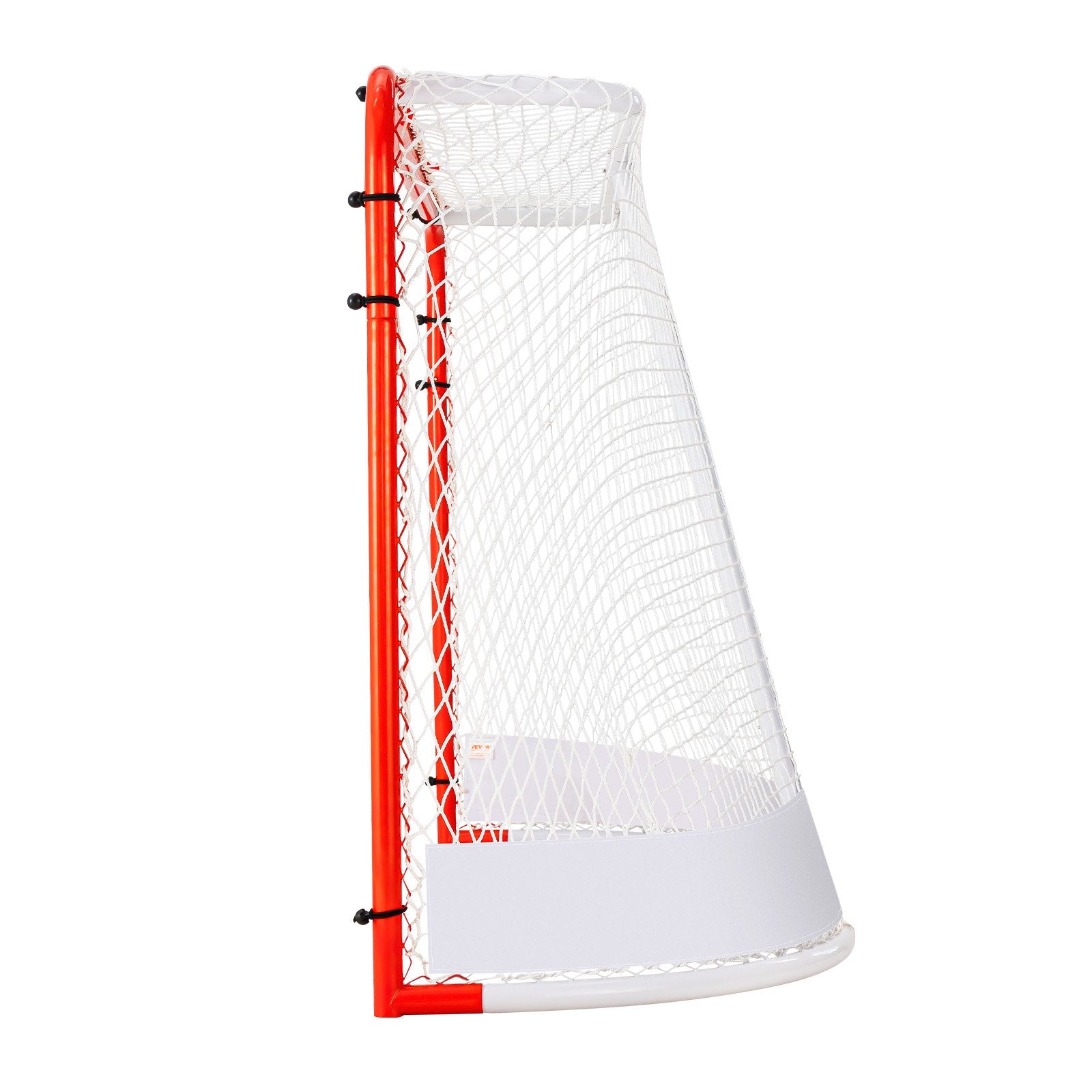 Activity Games: VEVOR Street Hockey Net, Indoor Outdoor Steel Hockey Goal, Official Regulation Pro Hockey Training Goal Set, Portable Hockey Goal with Net, Easy Assemble, 72" x 48", White/Red
