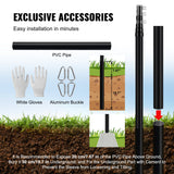 Canopies & Gazebos: VEVOR 25FT Telescopic Flagpole Kit, Heavy Duty Aluminum Alloy Flag Pole Kit in Ground for Outside, 3 Display Modes Flagpole with Professional Accessories, Black