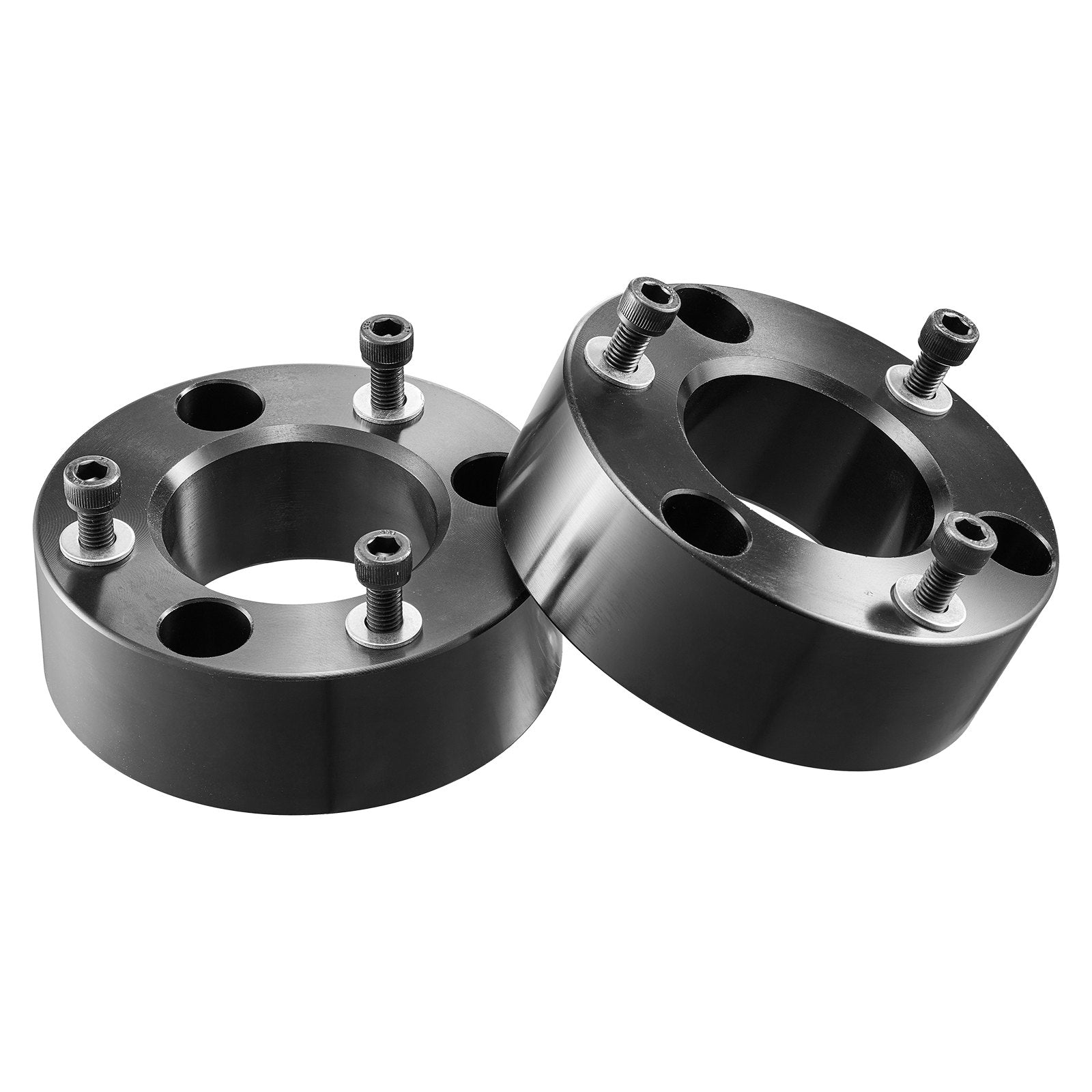 Lifts & Hoists: VEVOR 76.2 mm Front and 50.8 mm Rear Leveling Lift Kit for 2007-2023 Silverado 1500 2WD/4WD, 2007-2023 Sierra 1500 2WD/4WD, Chassis Level Kit with 2 Front Strut Spacers, 2 Rear Lift Blocks, 2 U-Bolts