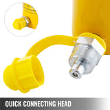 Food Dehydrators: VEVOR Hydraulic Cylinder Jack, 20 Ton Solid Ram Hydraulic Cylinder, 6 Inch Stroke Single Acting Hydraulic Cylinder, with Quick Connector Portable Hydraulic Solid Jack Hydraulic Lifting Cylinders