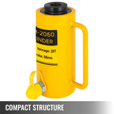 Automotive Repair & Speciality Tools: VEVOR 20T 2Inch Hydraulic Cylinder Jack Hollow Single Acting Hydraulic Ram Cylinder 50mm Hydraulic Lifting Cylinders (20T 2Inch Hollow)