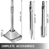 Putty Knives, Scrapers & Chisels: VEVOR Jack Hammer 1-1/8 Tamper Shank, Dirt Tamper 6x6 Compactor Plate with Electric Chisel Dirt Compactor, Demolition Jackhammer Bits Solid Compactor Breaker Hammer Concrete Tamper Asphalt Tools