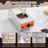 Food Warmers & Chafing Dishes: VEVOR Chocolate Tempering Machine, 2 Tanks Chocolate Melting Pot with TEMP Control, 800W Stainless Steel Electric Commercial Food Warmer For Chocolate/Milk/Cream Melting and Heating