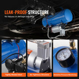 Automotive Repair & Speciality Tools: VEVOR 12V Air Compressor with Tank 1.6 Gallon/6 L, Train Horn Air Compressor, 120 psi Working Pressure Onboard Air Compressor System for Train Air Horns, Inflating Tires, Air Mattresses