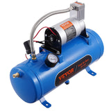 Automotive Repair & Speciality Tools: VEVOR 12V Air Compressor with Tank 1.6 Gallon/6 L, Train Horn Air Compressor, 120 psi Working Pressure Onboard Air Compressor System for Train Air Horns, Inflating Tires, Air Mattresses