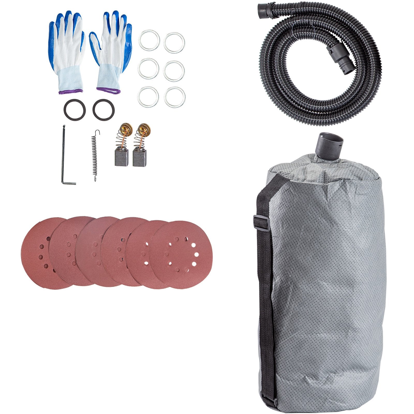 Gardening Tools: VEVOR Drywall Sander 750W Electric, Electric Sander Variable Speed 800-1750RPM, Drywall Sander Foldable Sheetrock Sander, with Telescope Handle ,Vacuum Bag Drywall Sanders 6 Sand Pads