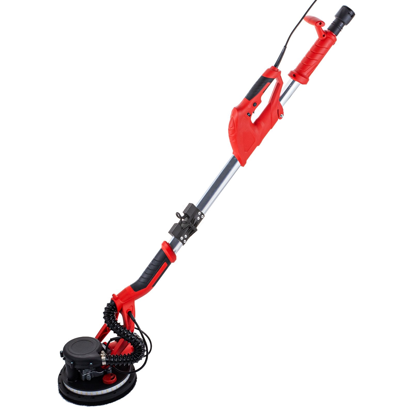 Gardening Tools: VEVOR Drywall Sander 750W, Electric Drywall Sander, Foldable Sheetrock Sander, with Telescope Handle, Electric Sander, Variable Speed 800-1750 RPM, Wall Sander, with LED Strip Light and Vacuum Bag