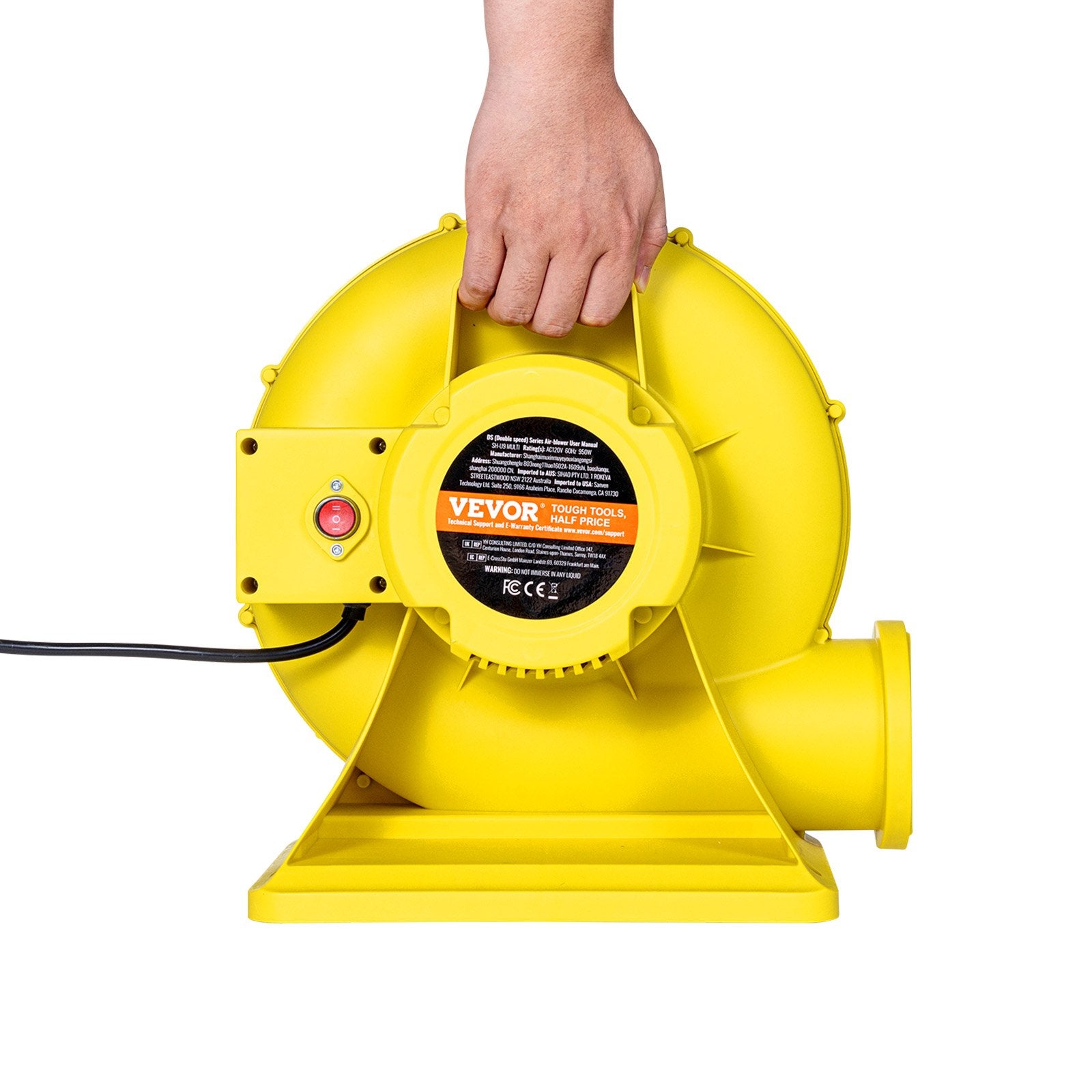 Inflatable Bounce House Blower 0.8&1HP 750W for Commercial Bounce House
