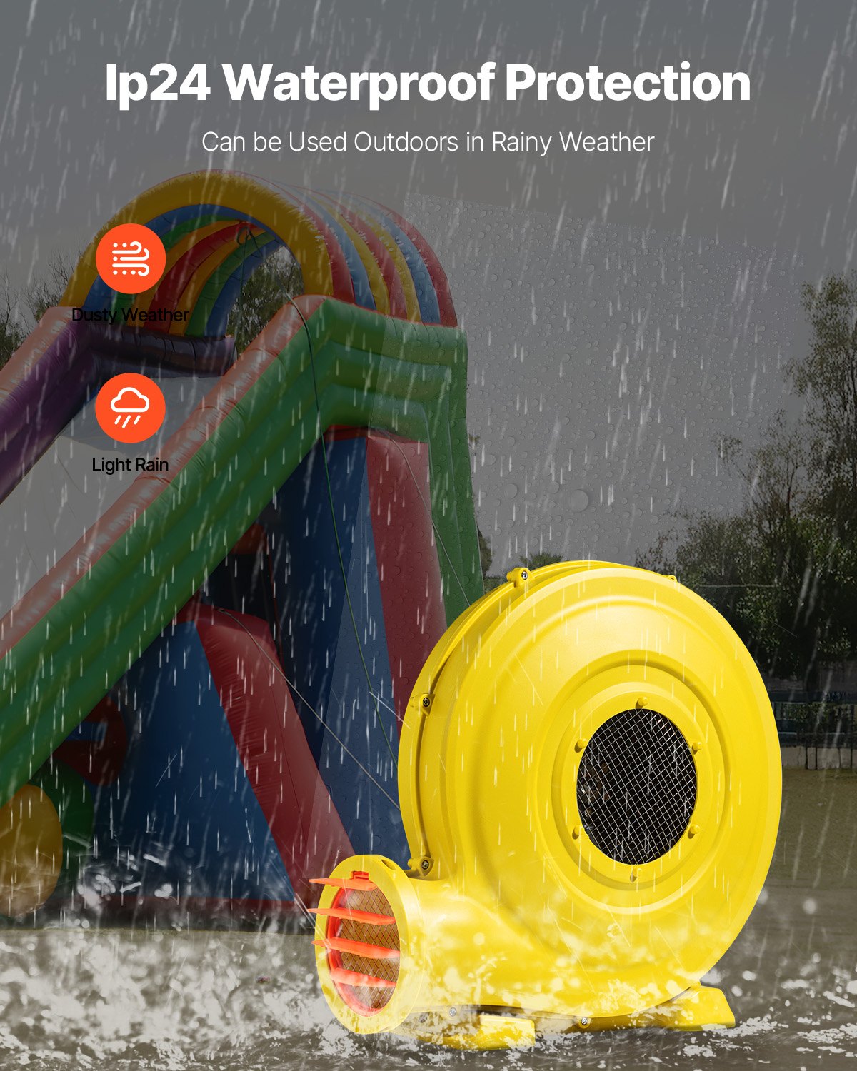 Pool Toys & Inflatables: VEVOR Inflatable Bounce House Blower 1.2&1.3HP 950W for Commercial Bounce House