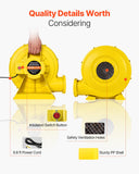 Pool Toys & Inflatables: VEVOR Inflatable Bounce House Blower 1.2&1.3HP 950W for Commercial Bounce House