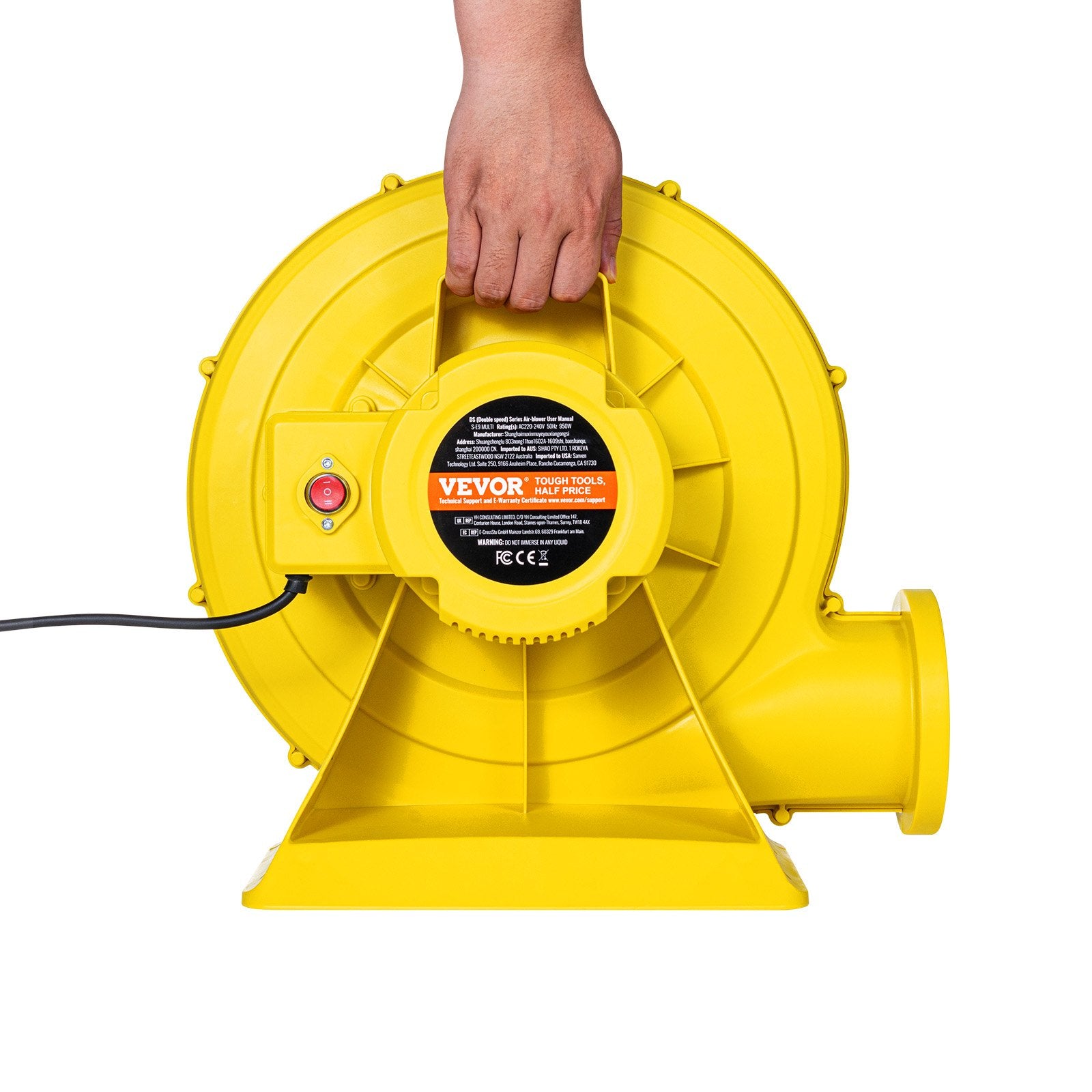 Pool Toys & Inflatables: VEVOR Inflatable Bounce House Blower 1.2&1.3HP 950W for Commercial Bounce House