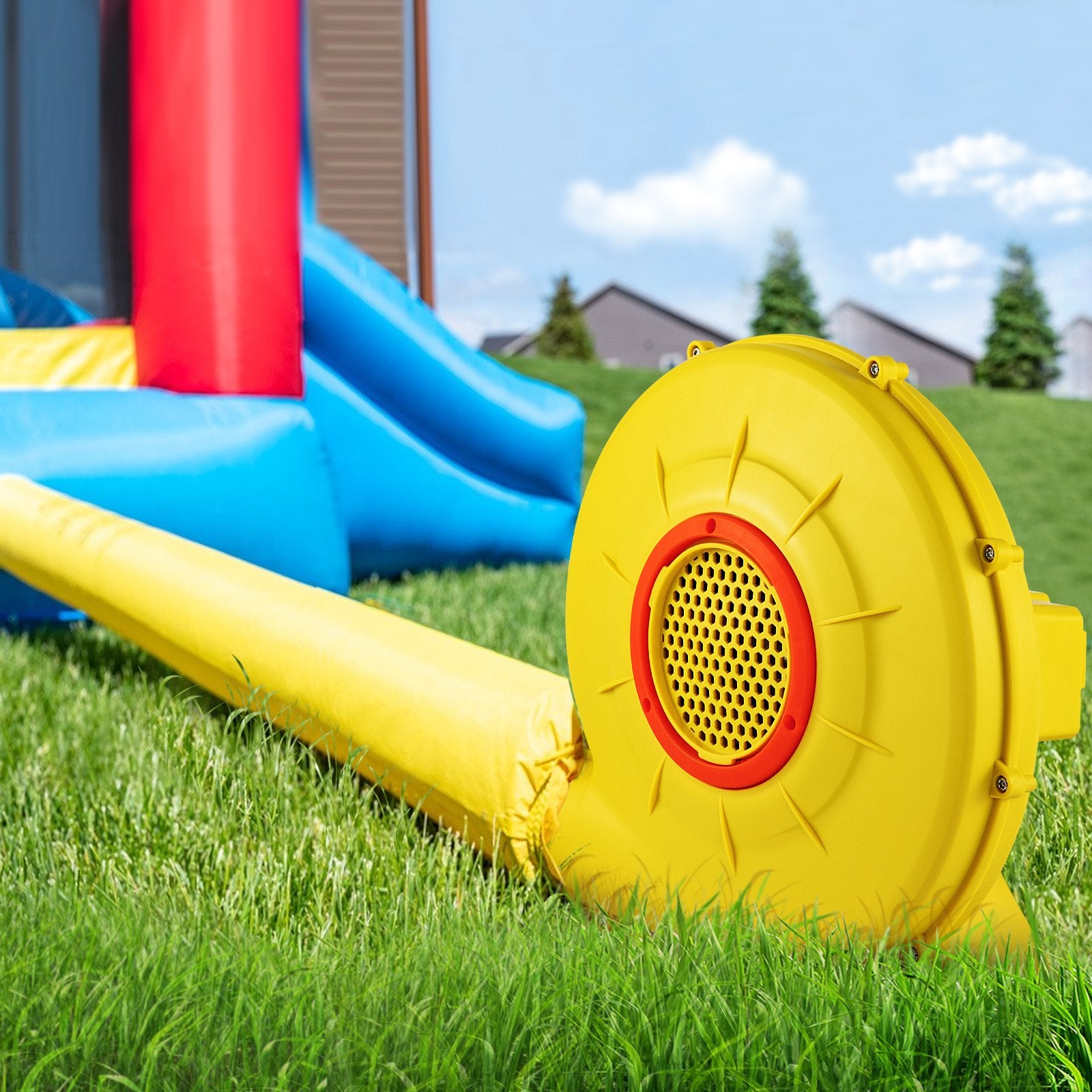 Air Pumps: VEVOR Air Blower Pump Fan Bounce House Blower 450W 0.6HP for Inflatable Bouncy