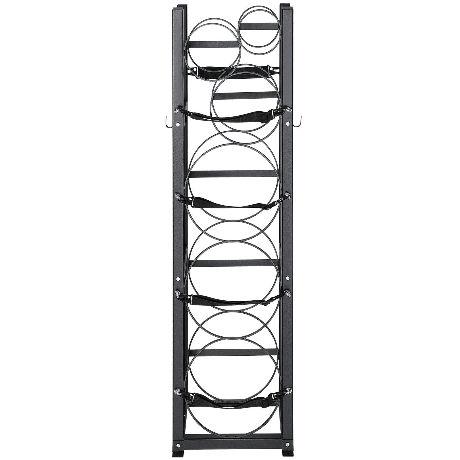 Basketball & Basketball Accessories: VEVOR Refrigerant Tank Rack, with 3 x 30lbs and Other 3 Small Bottle Tanks, Cylinder Tank Rack 12.79x12.99x47.12 in, Refrigerant Cylinder Rack and Holders for Freon, Gases, Oxygen, Nitrogen