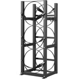 Basketball & Basketball Accessories: VEVOR Refrigerant Tank Rack, with 3 x 30lbs Bottle Tanks, Cylinder Tank Rack 12.79x12.99x33.07 in, Refrigerant Cylinder Rack Gas Cylinder Racks and Holders for Freon, Gases, Oxygen, Nitrogen