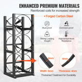 Basketball & Basketball Accessories: VEVOR Refrigerant Tank Rack, with 3 x 30lbs Bottle Tanks, Cylinder Tank Rack 12.79x12.99x33.07 in, Refrigerant Cylinder Rack Gas Cylinder Racks and Holders for Freon, Gases, Oxygen, Nitrogen