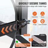 Basketball & Basketball Accessories: VEVOR Refrigerant Tank Rack, with 3 x 30lbs Bottle Tanks, Cylinder Tank Rack 12.79x12.99x33.07 in, Refrigerant Cylinder Rack Gas Cylinder Racks and Holders for Freon, Gases, Oxygen, Nitrogen