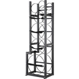 Basketball & Basketball Accessories: VEVOR Refrigerant Tank Rack, with 1 x 50lb, 2 x 30lb and Other 3 Small Bottle Tanks, Cylinder Tank Rack 15.55x12.99x49.8 in, Refrigerant Cylinder Rack and Holders for Freon, Gases, Oxygen, Nitrogen