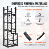 Basketball & Basketball Accessories: VEVOR Refrigerant Tank Rack, with 1 x 50lb, 2 x 30lb and Other 3 Small Bottle Tanks, Cylinder Tank Rack 15.55x12.99x49.8 in, Refrigerant Cylinder Rack and Holders for Freon, Gases, Oxygen, Nitrogen
