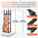 Basketball & Basketball Accessories: VEVOR Refrigerant Tank Rack, with 1 x 50lb, 2 x 30lb and Other 3 Small Bottle Tanks, Cylinder Tank Rack 15.55x12.99x49.8 in, Refrigerant Cylinder Rack and Holders for Freon, Gases, Oxygen, Nitrogen