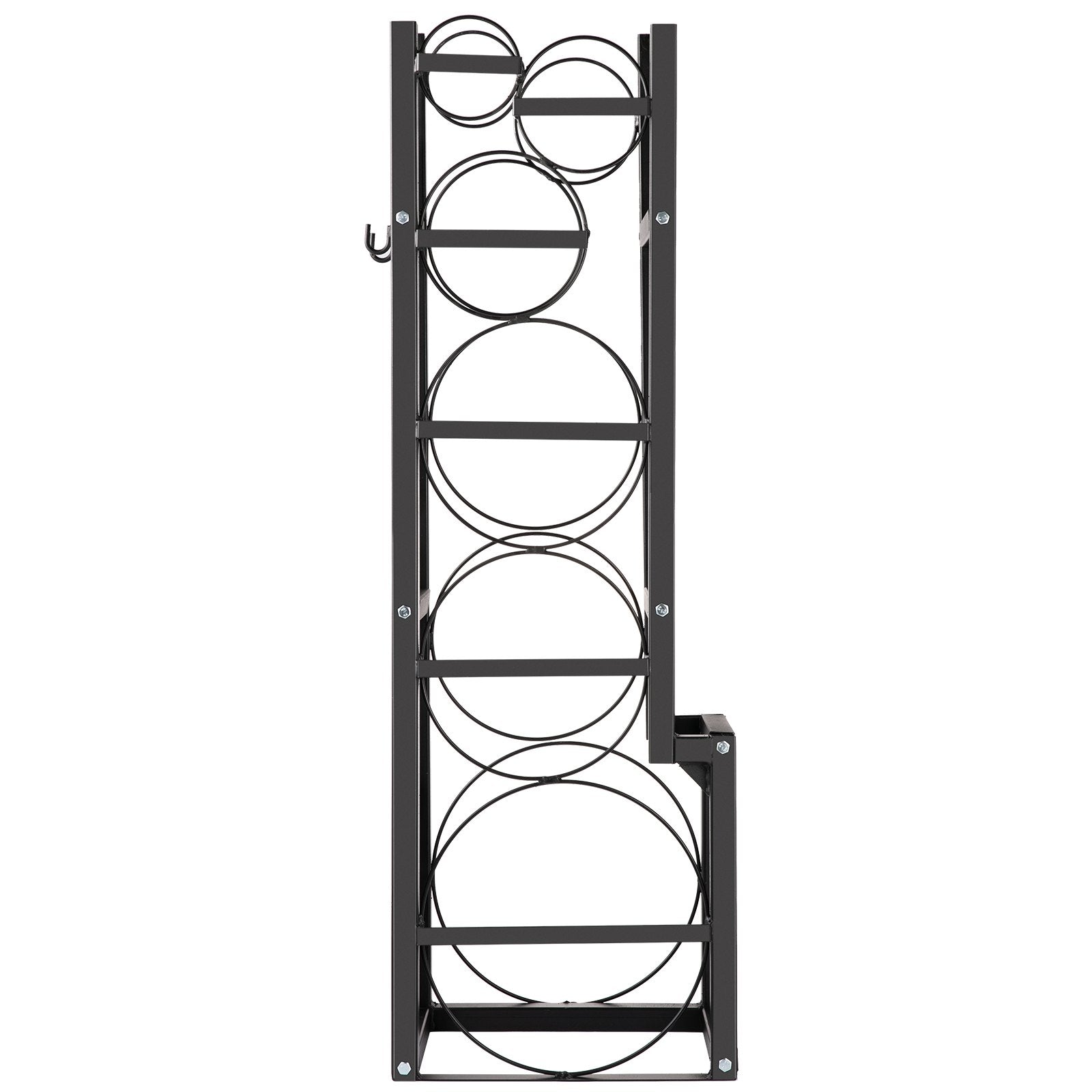 Kitchen & Bathroom DIY: VEVOR Refrigerant Tank Rack Cylinder Tank Rack w/ 1*50lb 2*30lb &3 Small Bottles
