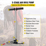 Fuel & Exhaust: VEVOR High Pressure Hand Pump 3 Stage up to 4500 psi PCP Pump Safe and Convenient Airgun PCP Pump High Pressure Hand Pump for High Pressure Tires and Pre-Charged Pneumatic Airguns